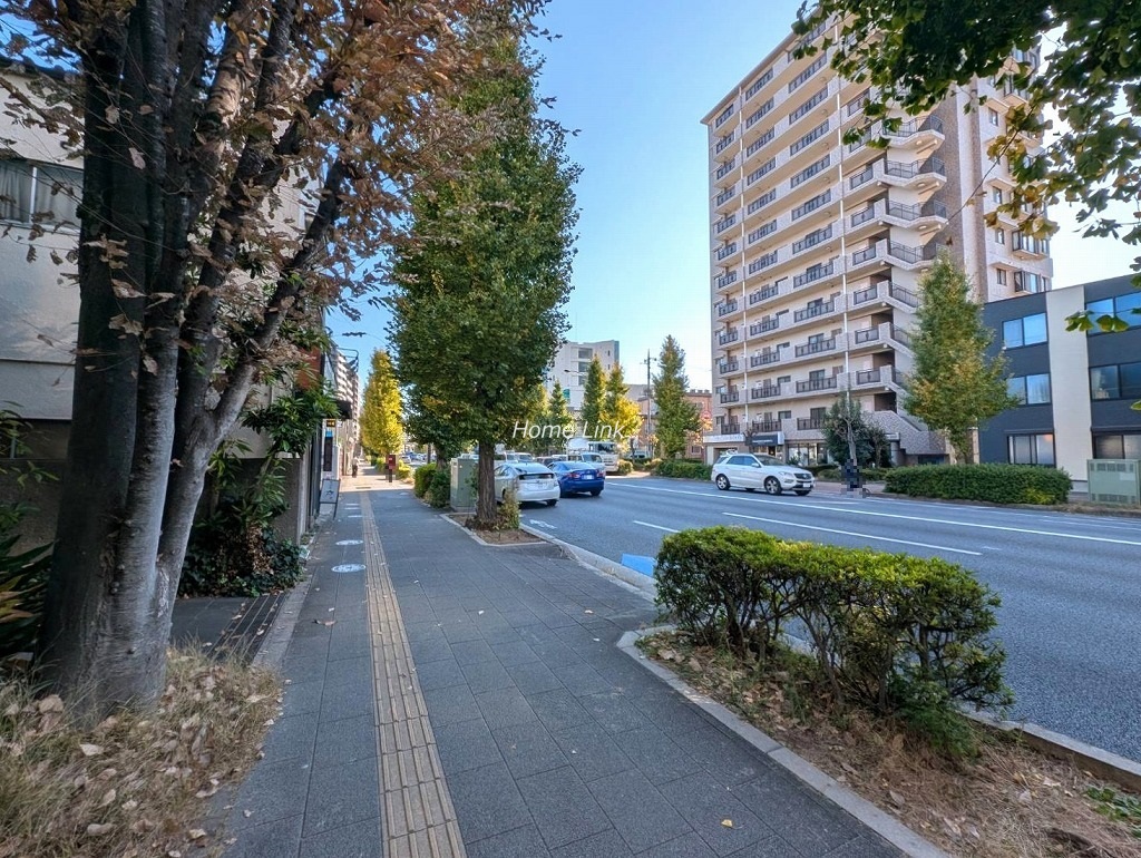 メセーヌ　南西側 前面道路歩道